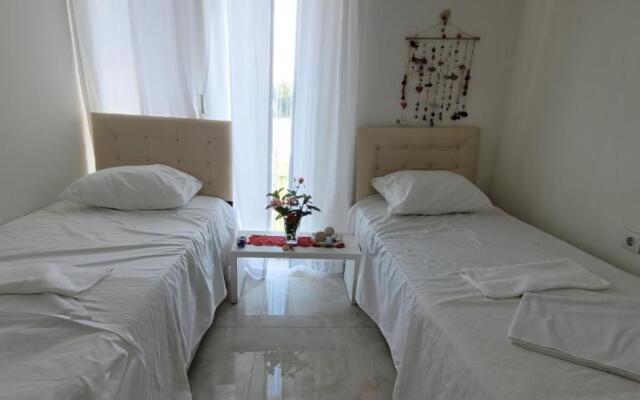 Architect's house with spacious veranda in Antalya, Belek