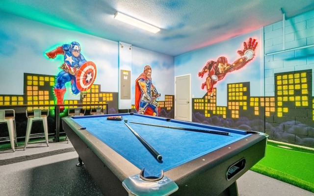 Upstay - 30ppl Home w Theme Rooms-games-pool-spa
