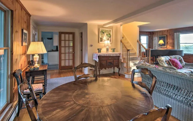Waterfront Kennebunk Retreat on Private Beach