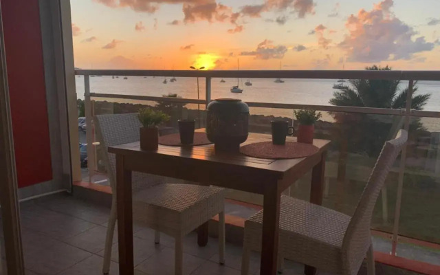 Marigot, Studio front de mer vue exceptionnelle