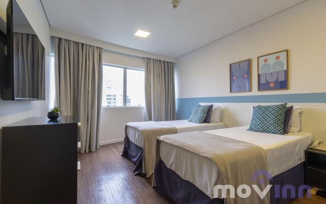 Apartamento Berrini 2 suites by MOVINN I QUARTO DUPLO
