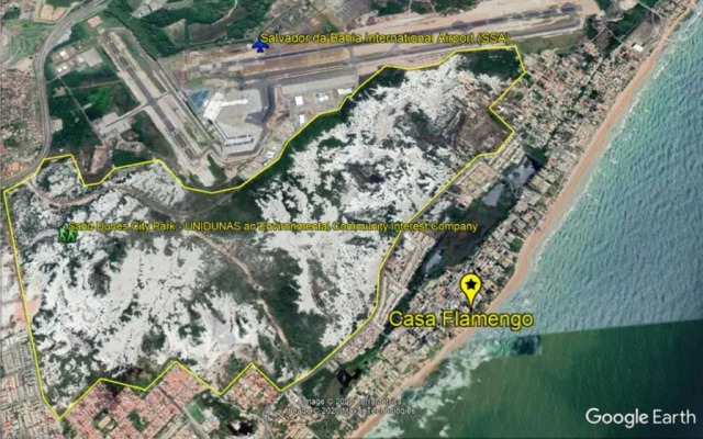 Suspiro da Bahia Pé na areia