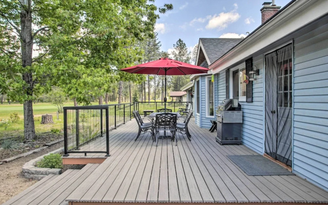 All-seasons Chewelah Home: Fish, Golf & Ski!