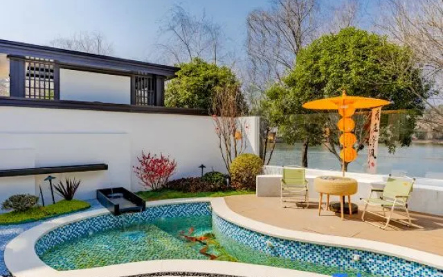 Duyun Fengyu · Holiday New Chinese-style Lakeside Boutique Stay (Wuyuan Shuimo Shanghe Scenic Area) – Pool – Shangrao
