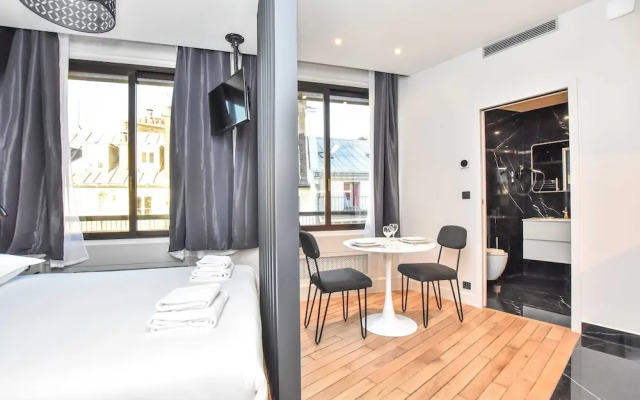 Chic Studio w/ Jacuzzi - 2P - Near Palais Garnier