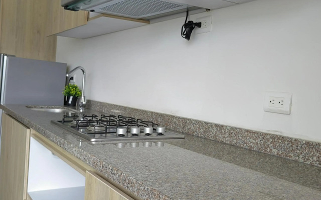 San Martin- Moderno y confortable apartaestudio sector rosales