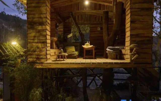 Qingqiu Tree House Forest Oxygen Bar Holiday Homestay