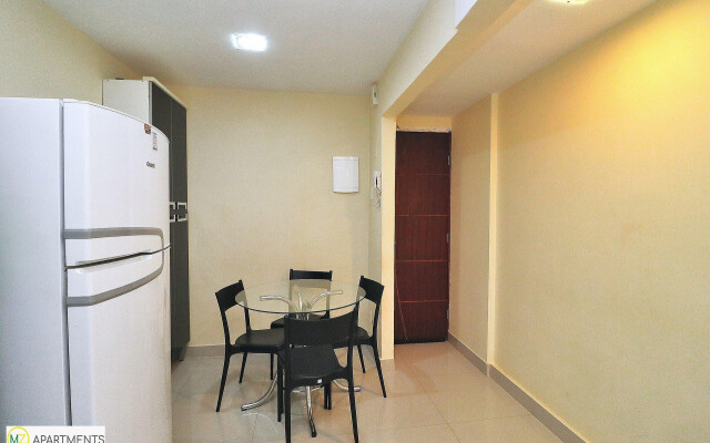 Studio confortavel para 4 pessoas em Copacabana