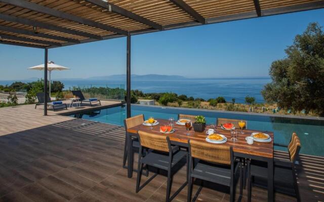 Brand new Villa Lefka with private pool at Platies