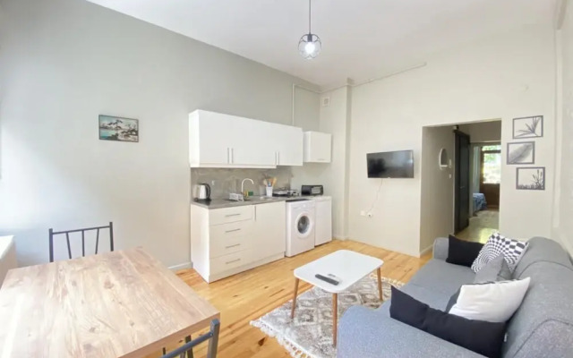 Flat With Balcony Near Flower Passage in Beyoglu