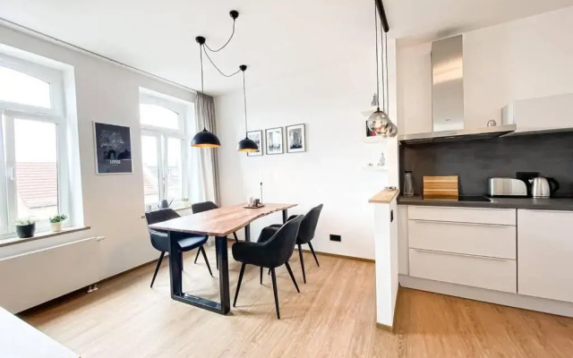 Luxus-Apartment in Leipzig mit Privat-Parkplatz