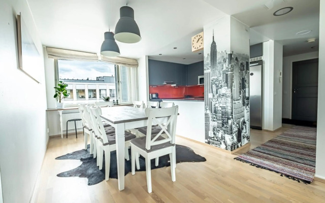 Beautiful penthouse in the center of Helsinki