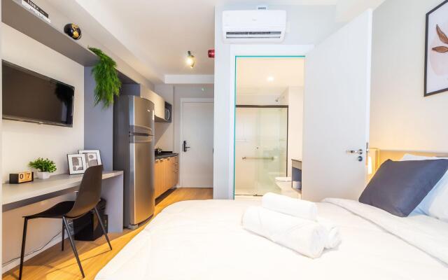 Studio 315 lindão em pinheiros com ar