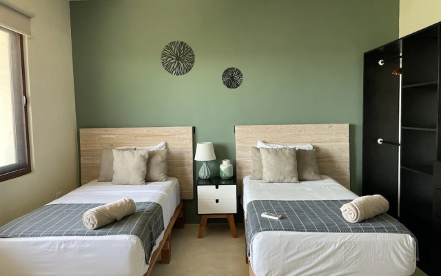 Family Apartment in Beautiful Residential Complex in Holbox