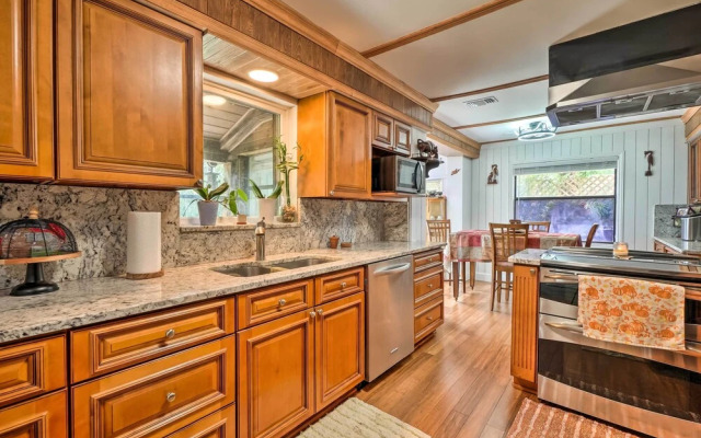 Lush Riverfront Escape w/ Private Boat Dock!