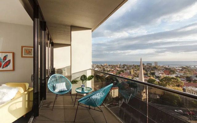 Ocean Views St Kilda Apartment by Ready Set Host