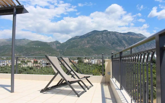 New independent loft, 360⁰ view, 5' beach/center