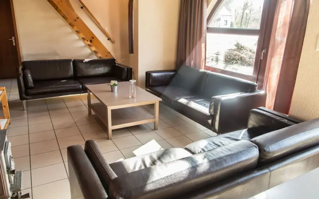 Comfortable bungalow with a terrace located in the Ourthedal