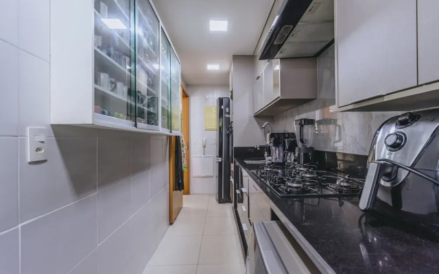 Apto com Piscina Wifi Ar-condicionado e Garagem