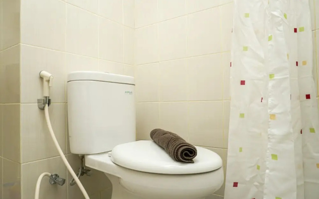 Simply White and Compact Studio at Amethyst Apartment