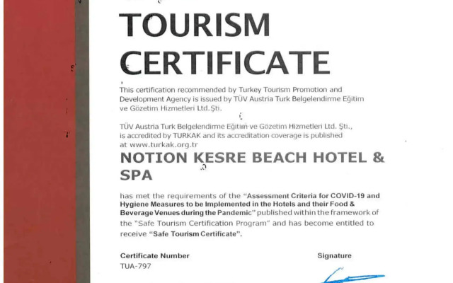 Notion Kesre Beach Hotel & Spa Ozdere - All inclusive