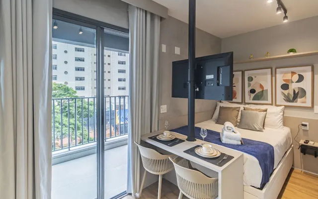 Apartment in S o Paulo With Balcony Sp-rl307