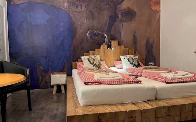 Glückliche Kuh-Villa