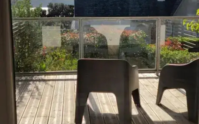 Les terrasse du rody, vue mer .