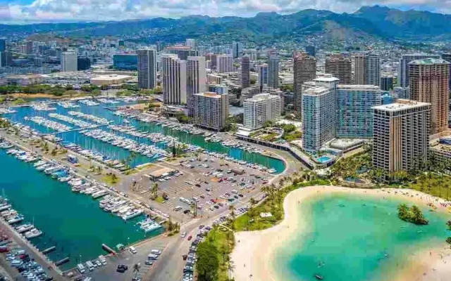 Spacious One Bedroom Harbor View Condos at Ilikai Marina With Private Balcony