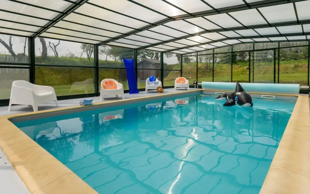 Chic Cottages in Plouguin France With Private Swimming Pool