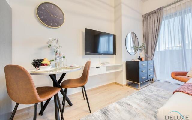 Charming Studio at Azizi Aura Residences Downtown Jebel Ali by Deluxe Holiday Homes