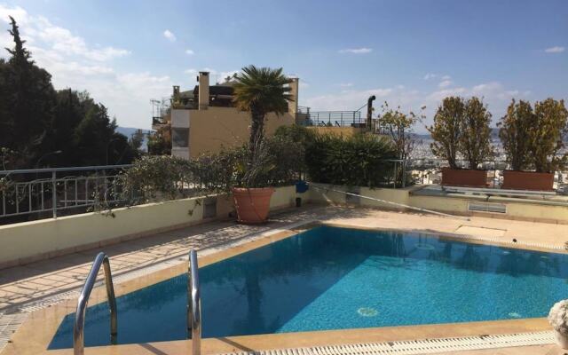 Apartment With 2 Bedrooms in Athina, With Wonderful City View, Private