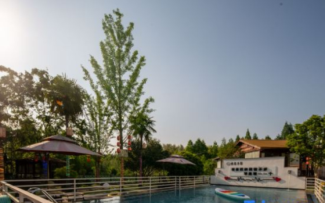 Moganshan Yuhua Xiaozhu · Su-style Garden Swimming Pool Lawn Vacation Apartment – Pool – Huzhou