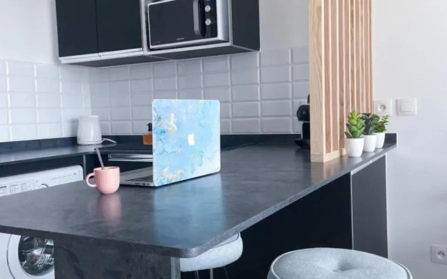 Un Palmier dans la chambre, studio de standing