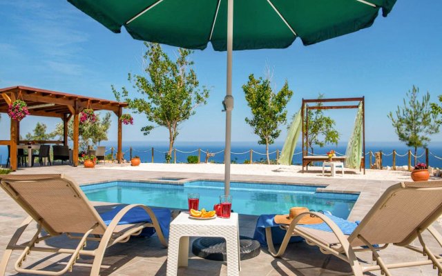 Villa Paradiso Sunset Private Pool Walk to Beach Sea Views A C Wifi - 3072