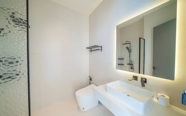 Pool villa with slide karaoke kitchen