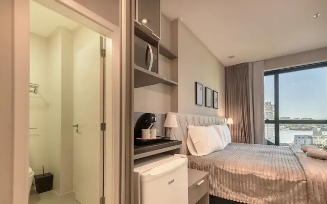 MHFA Studios em Prédio Luxuoso Vista Mar