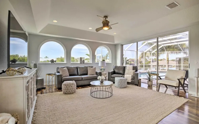 Heated Pool/spa & Dock: Apollo Beach Home on Canal