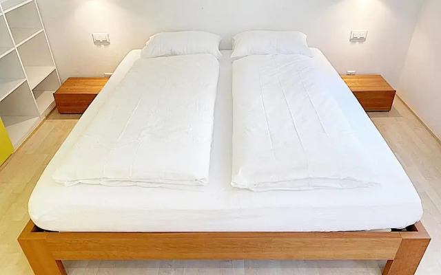 Dachwohnung im Alpenstil, 60m2 für 2P, mit Garage BM186