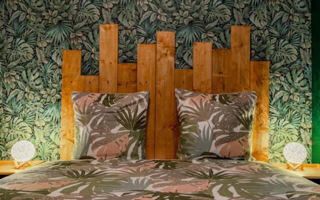 Appartement Jungle - Libourne Centre - 4 pers - Sauna - Netflix