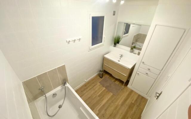 Appartement spacieux 4 chambres, jardin, proche centre-ville