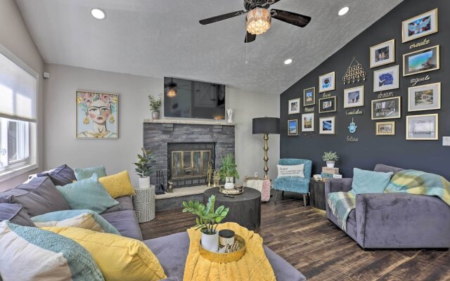 Fire Pit + Furnished Deck: Serene Tobyhanna Escape