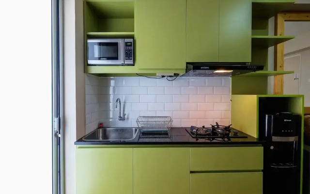 Connect to Pool 2BR Apartment at Bassura City