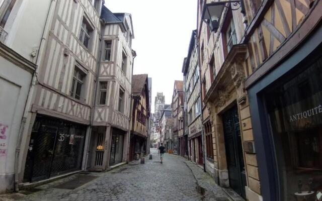 Rouen historique, appartement 113m2 Duplex