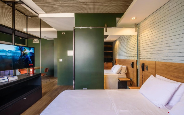 Apto Londrina Flat Hotel 1003, jacuzzi, 43 m2.