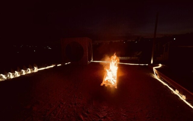 Love In The Cloudspool Fire Pit View