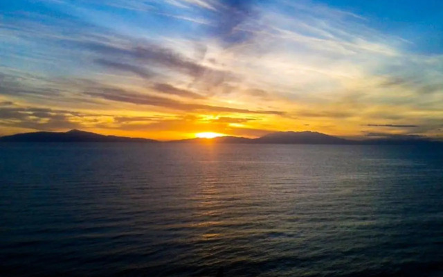 Siviri, the beautiful sunset