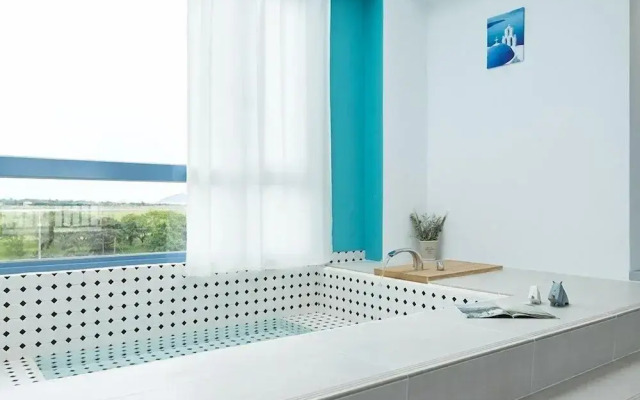 Blue White