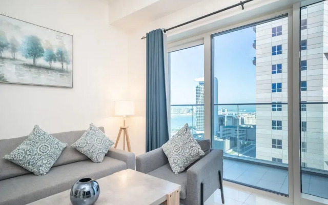 Exquisite 1BR Haven Partial Sea View