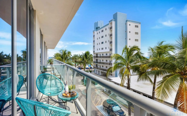 Amazing Pool  Balcony - Up To 6  Near Beach, Hollywood